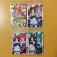 ４枚セット　ウマ娘 プリティーダービー　ツインウエハース