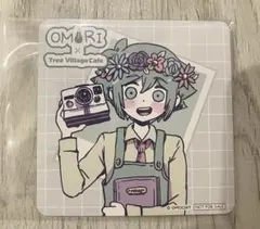 OMORI オモリ　ツリービレッジカフェ　特典　コースター　バジル