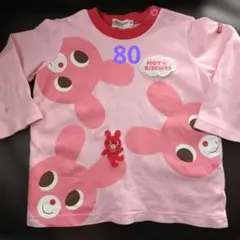 HOT BISCUITS うさぎプリント Tシャツ