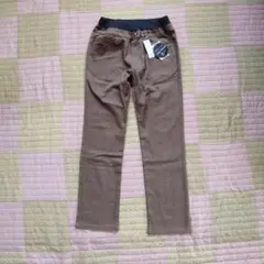NAVY スリムストレートパンツ 150 ブラウン