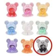 ユニベアシティ シークレットコスチューム ミッキー ポンチョ 雪だるま　黒