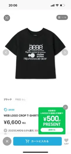 aeaeTシャツ　ブラック正規品
