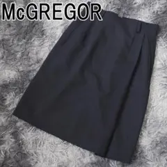 McGREGOR ボックス風 スカート 日本製 リクルート ネイビー