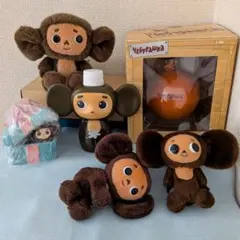 チェブラーシカ 小物入れ（陶器）❤ぬいぐるみ 全6点 セット - メルカリ