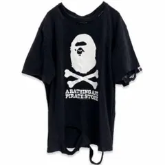 80s 90s A BATHING APE ダメージTシャツのサムネイル