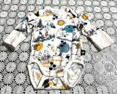 ムーミン　reima 　ロンパース　56/62 （ベビー服　カバーオール）