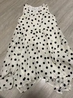 WILL MERY ノースリーブワンピース ドット柄 120cmのサムネイル