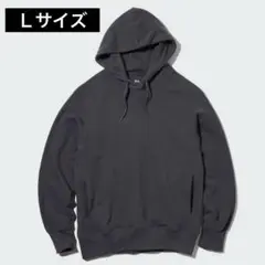 UNIQLO ユニクロ　スウェットプルパーカ　長袖　Lサイズ　ダークグレー