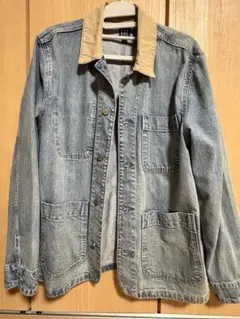 m*4様 GAP ライトブルーデニムジャケット　M 未使用に近い