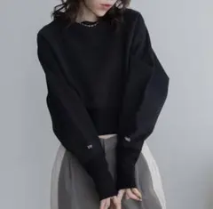 VACANCYロゴ刺繍ショート丈トレーナーのサムネイル