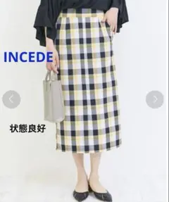 INCEDE(インシード)タータンチェックタイトスカートのサムネイル