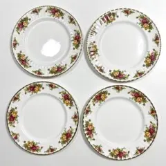 【美品】Royal Albert オールドカントリーローズ プレート 4枚セットのサムネイル