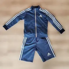 130 アディダス　adidas 2点セット　ジャージ ハーフパンツ
