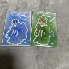 セーラームーン アクリルスタンド 2個セット　マーキュリー　ジュピター