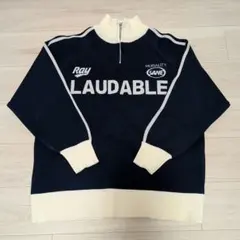 しまむら もーりーしゅーとコラボ ハーフジップニットプルオーバー