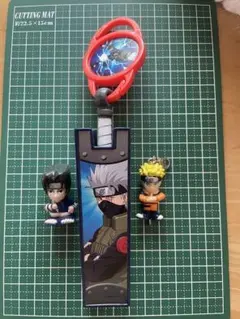ナルト キーホルダーセット 忍者刀デザイン