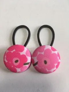 ハンドメイド くるみボタン ヘアゴムＥ