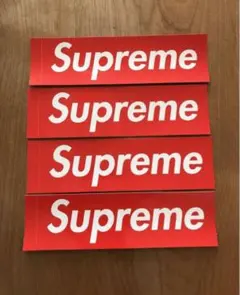 Supreme ステッカー 4枚 シュプリーム　ボックスロゴ