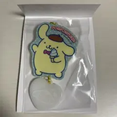 ポムポムプリン アクリルキーホルダー ハート型ミラー付き