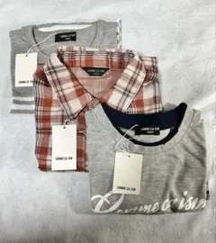 COMME CA ISM Tシャツ(130cm)+襟付きシャツ(140cm)