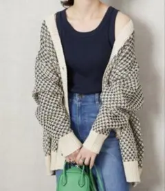 美品FREAK'S STORE web限定 2wayニットカーディガンFサイズ