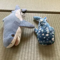 ぬいぐるみイルカ大・小（オリエンタルトーイ）、サメ、ジンベエザメ（美ら海水族館）のサムネイル