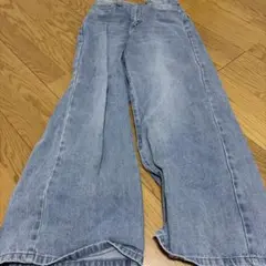 ミスティック　ライトブルー ワイドレッグデニムパンツ　サイズ2