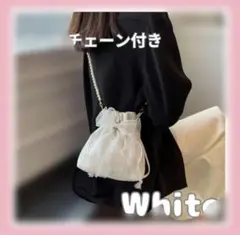 巾着バッグ　ハロウィン　おすすめ　人気　お買い得　ホワイト　旅行　小物　結婚式