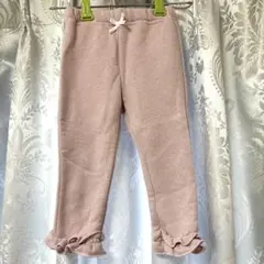 フリル裾 ピンクパンツ 80cm