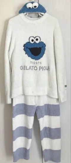 メルカリ最安値　新品　GELATO PIQUE クッキーモンスター ルームウェア GELATO PIQUE クッキーモンスター セサミストリート ルームウェア