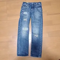 polo ralph rauren 子供用ブルーダメージデニム 120/56