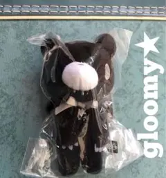グルーミー　ぬいぐるみ マスコットRibbon angel 黒　キーホルダー