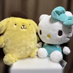 ポムポムプリン 超超BIG ハローキティチョコミントドールGＪ2点セット