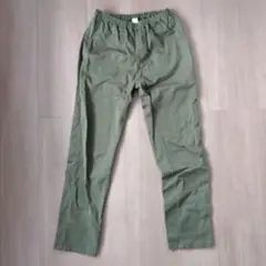 カーキ　ストレッチ　長ズボン　Sサイズ