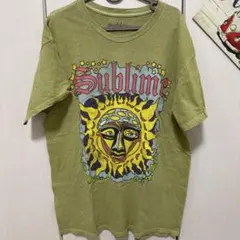 Sublime サンモチーフ プリント Tシャツ オリーブ