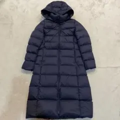 え*こ様 UNIQLOユニクロ　超ロングウルトラライトダウン　濃紺　ダウンジャケ