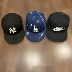 ニューエラ2点＋ナイキ1点 キッズキャップ計3点