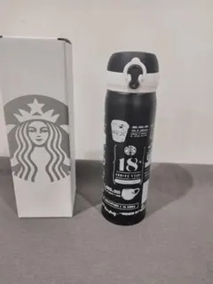 スターバックス starbucks 水筒 魔法瓶 500ml 18周年 ブラックのサムネイル