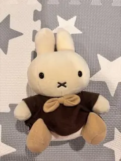 하우스 텐보스 한정 미피 봉제인형 나인체 브라운