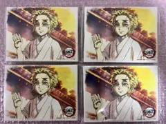 〔未使用〕鬼滅の刃 お楽しみくじ キャンバスパネル 煉獄千寿郎 4点セット