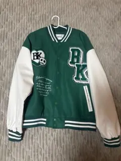 ブラックデザイン スケルトンスタジャン