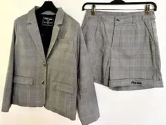 PINK-latte チェック柄スーツ・ブレザーとショートパンツセット