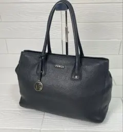 FURLA A4対応 エデン レザー トートバッグ ブラック 1729 フルラ 