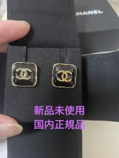 新品未使用　CHANEL CCマーク　ロゴピアス　国内正規品　購買証明