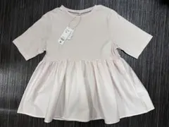 coca/タグ付き未使用/ライトピンク/フレアデザイン/半袖Tシャツ/M