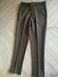 メンズ スラックス パンツ ブラウン