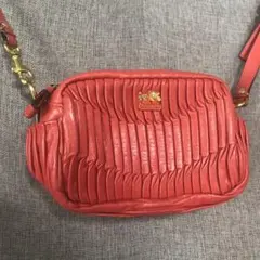 コーチ ギャザーミニショルダー バッグ