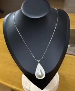 4℃ シルバー ネックレス ドロップモチーフ2連 - メルカリ