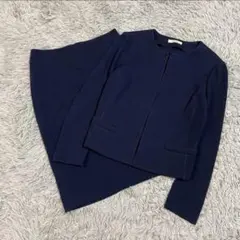 ノーカラージャケット セットアップ