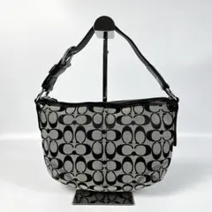 Coach Signature Mini Shoulder Hobo Bag